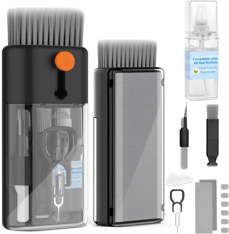 CleaniKu Keyboard Cleaner Laptop Cleaning Kit - Computer Tech Cleaning Brush, Electronic Screen Cleaner Spray and Wipe with Multi-Function Cleaning Tool for MacBook, Tablet, iPhone, Earbuds, Camera, Gaming - Image 1